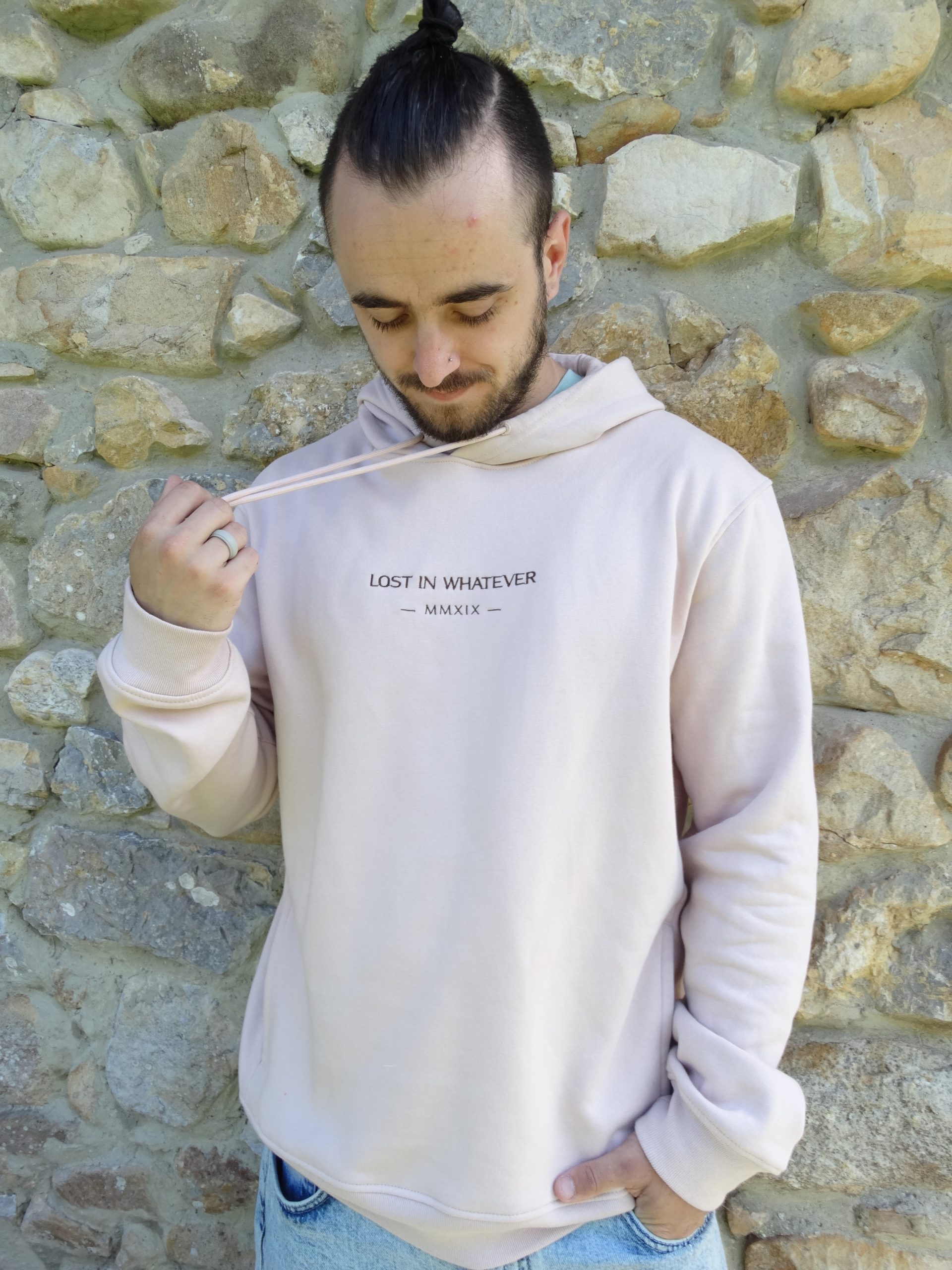 Sudadera rosa LIW orgánica tienda ropa online surf asturias